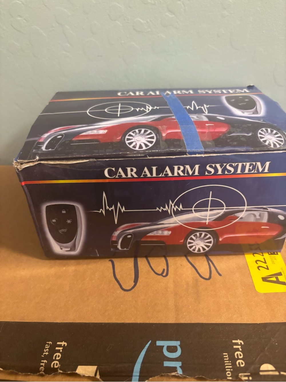 Car Alarm System - Black and Red